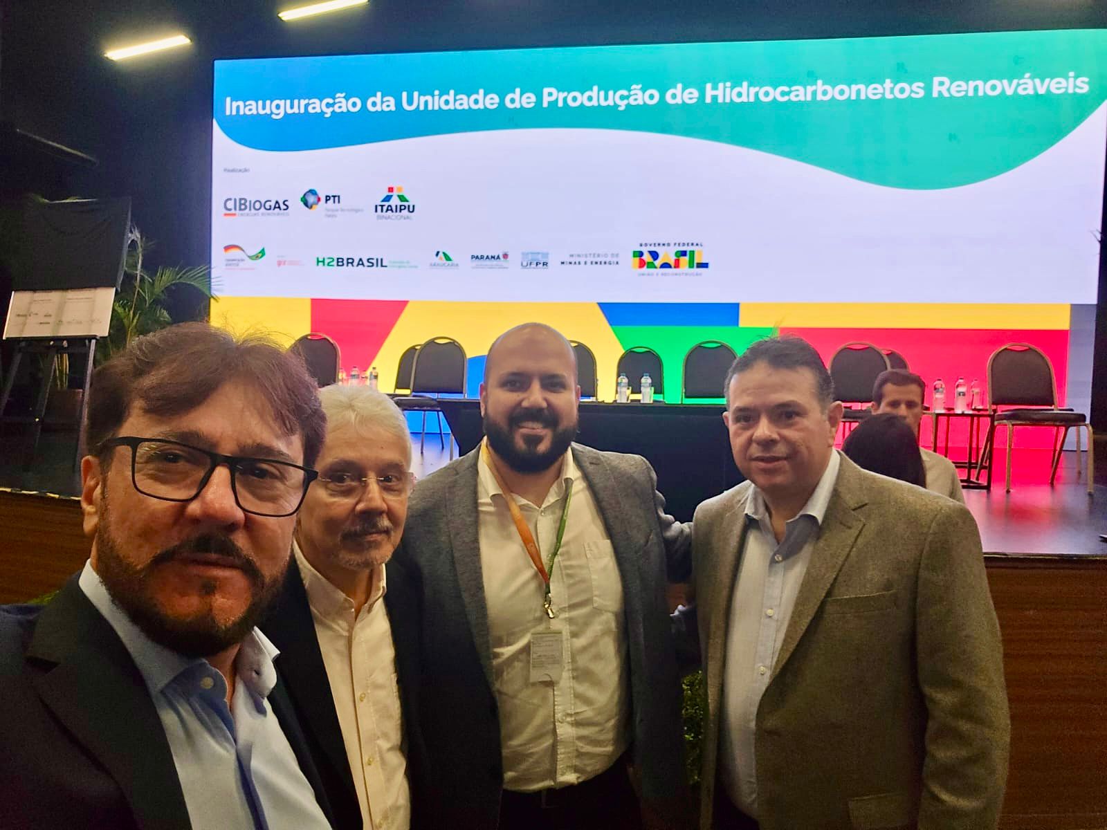 Diretoria do SergipeTec participa da inauguração de Unidade de Produção de Hidrocarbonetos Renováveis em Foz do Iguaçu