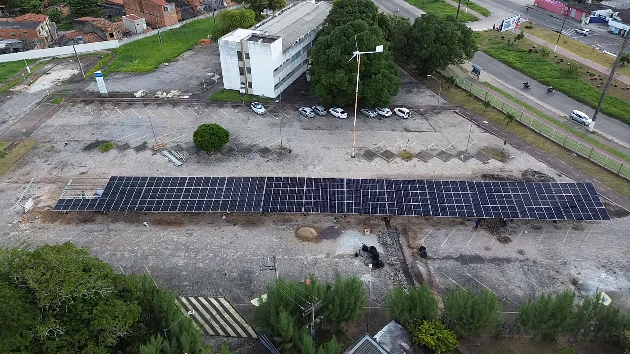 SergipeTec conclui primeira etapa da Usina de Energia Solar 100% renovável