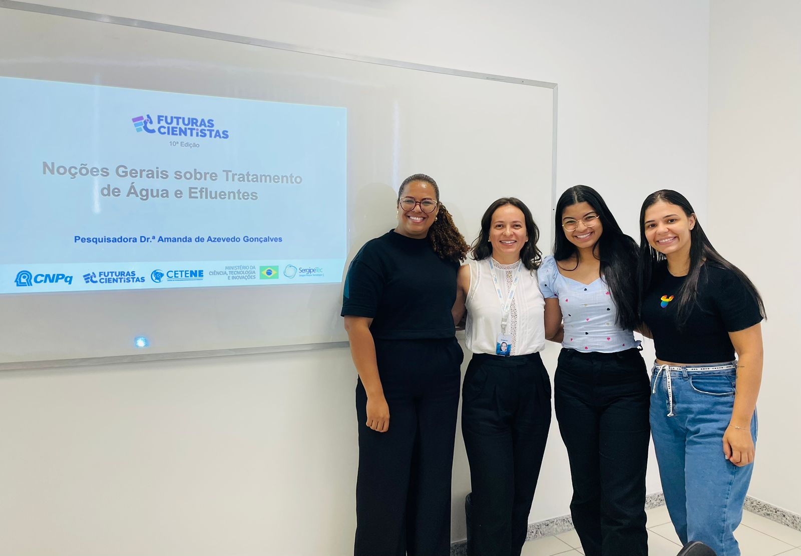 SergipeTec celebra premiação de aluna e professora no Programa Futuras Cientistas