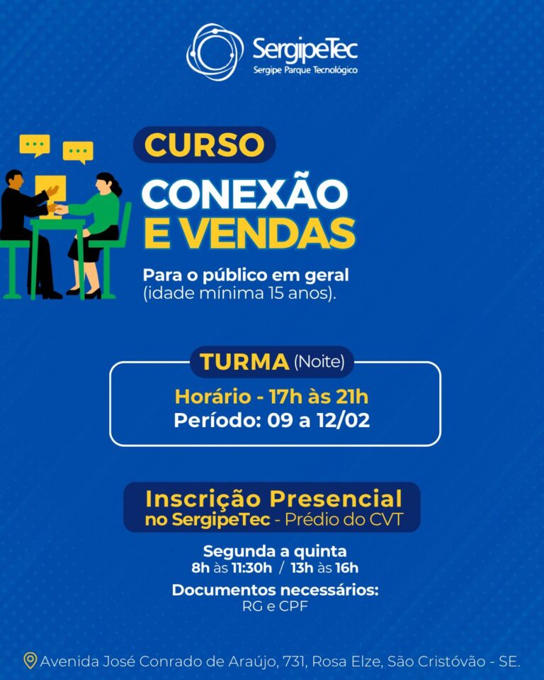 Curso Gratuito de Conexão e Vendas