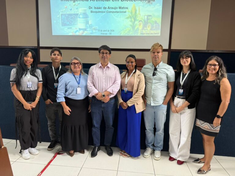 NEREES participa de seminário sobre Inteligência Artificial aplicada à Biotecnologia em Sergipe
