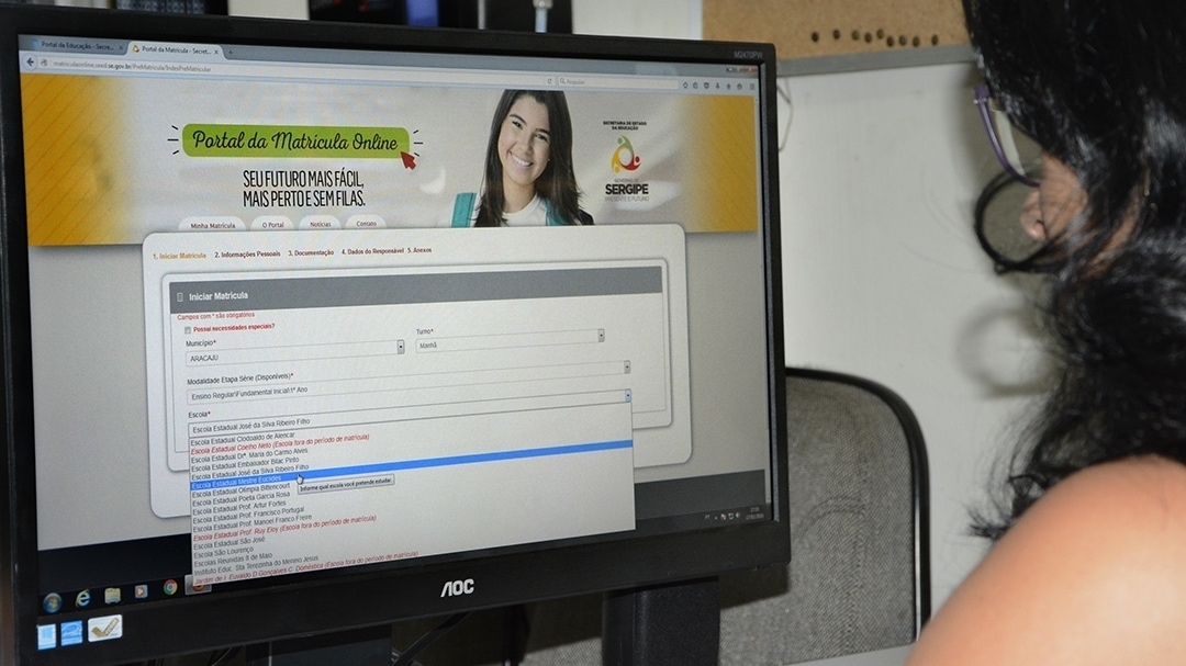 Portal da Matrícula Online contabiliza mais de 94 mil alunos matriculados na rede estadual