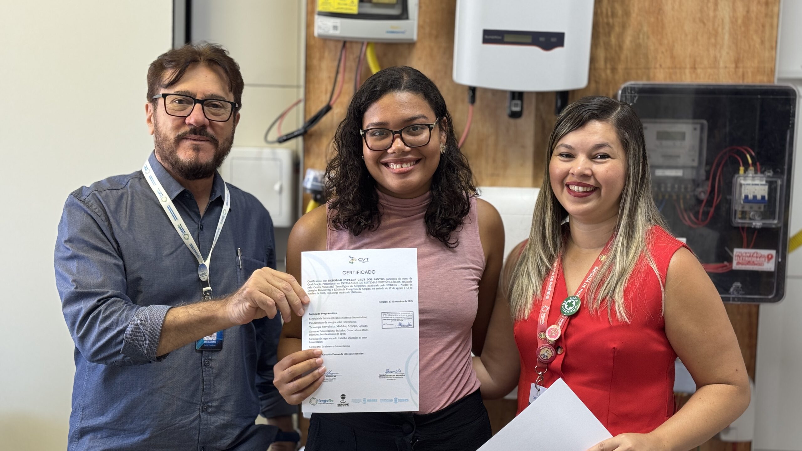 SergipeTec conclui curso de Instalador de Sistemas Fotovoltaicos realizado pelo NEREES